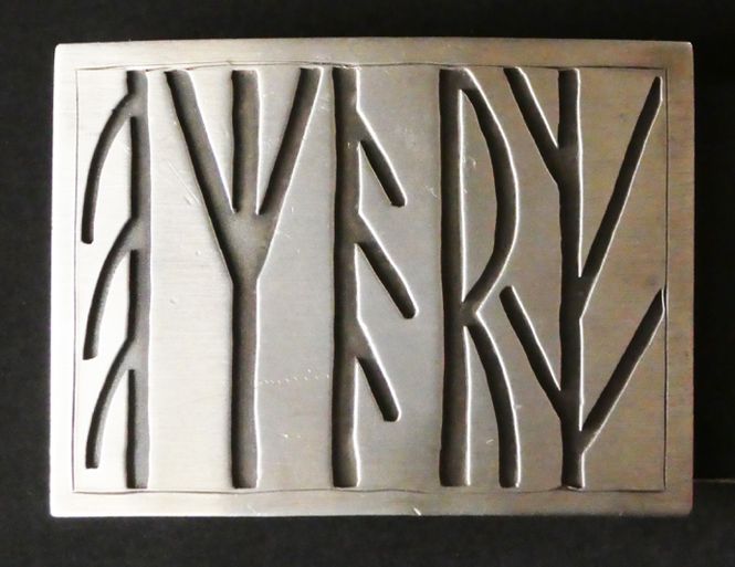 Hovedbilde Rune nål u/ramme